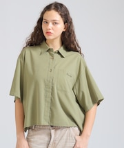 《WOMAN／直営店限定》H／S BACK GATHER DETAILS SHIRT