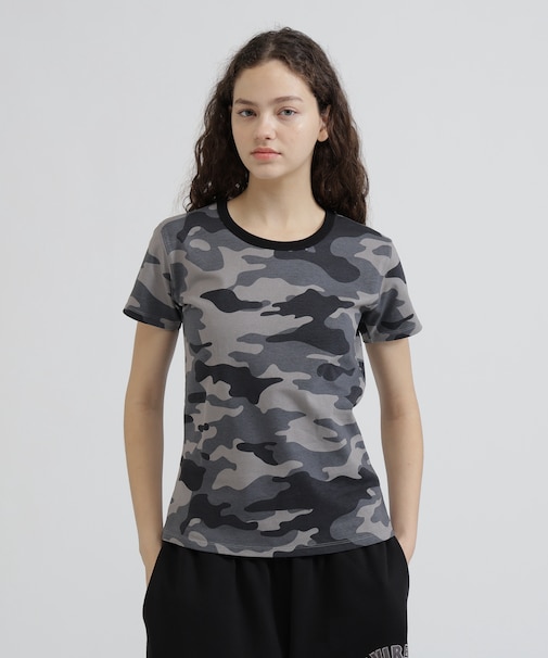 《WEB&DEPOT限定/WOMAN》CAMOUFLAGE S/S T-SHIRT