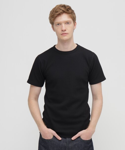 《DAILY／デイリー》THERMAL CREW NECK T-SHIRT
