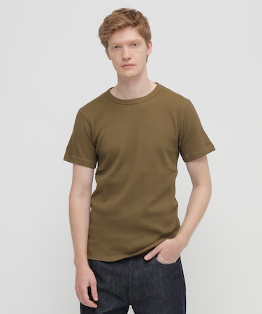 《DAILY/デイリー》THERMAL CREW NECK T-SHIRT