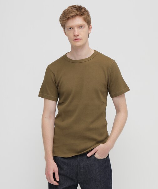 《DAILY/デイリー》THERMAL CREW NECK T-SHIRT