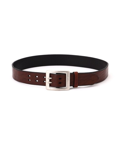 《直営店限定》COW LEATHER BELT DOUBLE PIN