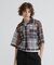 《直営店限定》SHEER CHECK SHIRT