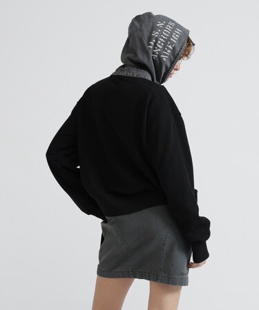 《NAVAL COLLECTION》DENIM COMBI PARKA