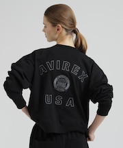 《WOMAN》SIGNATURE VARSITY LOGO SWEAT