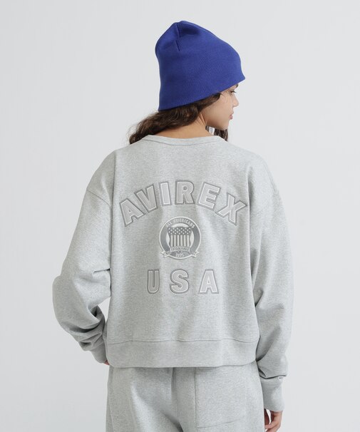 《WOMAN》SIGNATURE VARSITY LOGO SWEAT