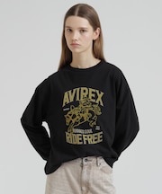 《WOMAN》FLOCKY PRINT TOMCAT T-SHIRT