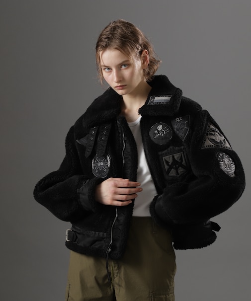 《WOMAN》RETRO BOA B-3 TOPGUN