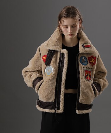 《WOMAN》RETRO BOA B-3 TOPGUN