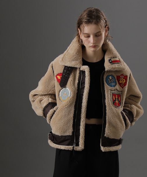 《WOMAN》RETRO BOA B-3 TOPGUN