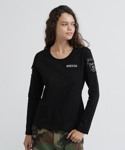 《WOMAN》FATIGUE L／S T-SHIRT