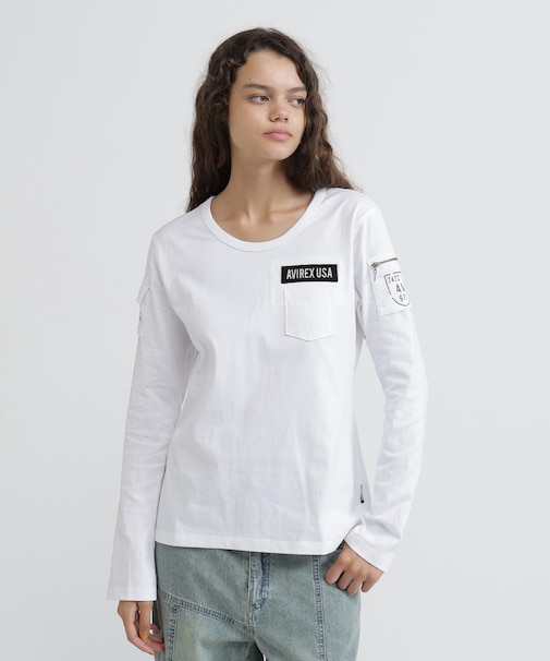 《WOMAN》FATIGUE L/S T-SHIRT