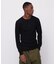 《DAILY／デイリー》L／S THERMAL HENLEY NECK T-SHIRT