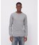 《DAILY／デイリー》L／S THERMAL HENLEY NECK T-SHIRT