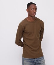 《DAILY/デイリー》L/S THERMAL CREW NECK T-SHIRT