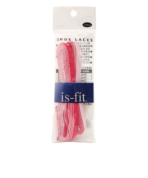 イズフィット（is-fit）シューレース 120cm RB4 ピンク