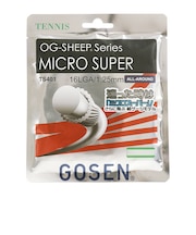 ゴーセン(GOSEN)硬式テニスストリング OG-SHEEP Series ミクロスーパー16L W TS401W