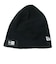 ニューエラ（NEW ERA）ニット帽 防寒 BASIC BEANIE BLK/SWH ビーニー ニットキャップ 黒 11120549
