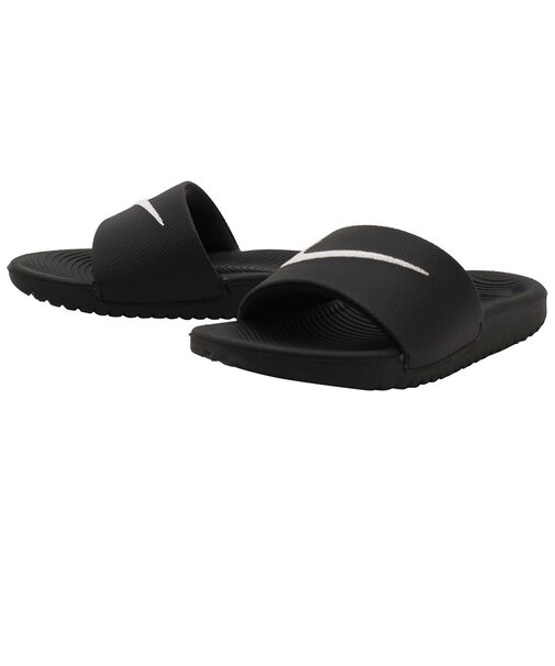 ナイキ（NIKE）ジュニア サンダル カワ スライド GS/PS ブラック 819352 001 シャワサン レジャー 水遊び プール ビーチ キャンプクール…