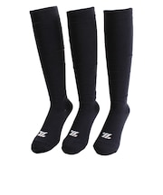 ゼット(ZETT)3足組 カラーソックス NVY BK03CO-2900 26~29cm