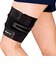 ザムスト（ZAMST）太もも用サポーター 黒 S-Lサイズ FILMISTA THIGH 左右兼用 太もも 太腿 サポーター 薄型 通気性