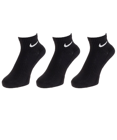 ナイキ(NIKE)エブリデイ クッション アンクル ソックス 3足組 SX7667-010SP19 黒