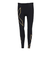 ツー・タイムズ・ユー（2XU）MCS ラン コンプレッション タイツG3 MA5305B-BLK/GRF ブラック ゴールド