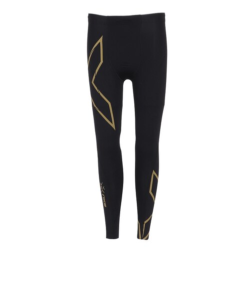 ツー・タイムズ・ユー(2XU)MCS ラン コンプレッション タイツG3 MA5305B-BLK/GRF ブラック ゴールド
