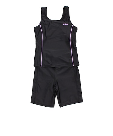 フィラ(FILA)めくれ防止タンキニ 125686BPL1 スクール水着 セパレート 女の子 ガールズ ワンピース UVカット