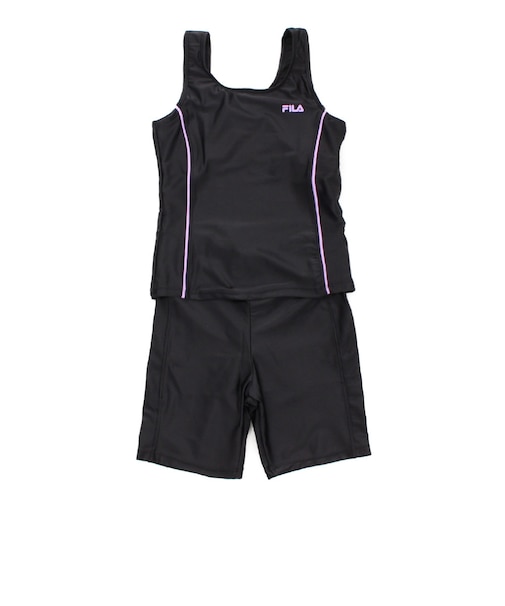 フィラ(FILA)めくれ防止タンキニ 125686BPL1 スクール水着 セパレート 女の子 ガールズ ワンピース UVカット
