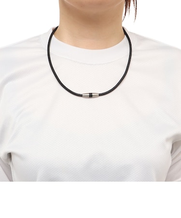 ファイテン（PHITEN）磁気チタンネックレス メタルブラック 50cm 0217TG743253