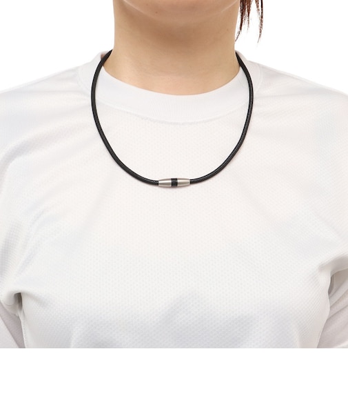 ファイテン（PHITEN）磁気チタンネックレス メタルブラック 50cm 0217TG743253