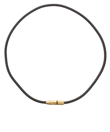 ファイテン（PHITEN）磁器チタンネックレス BULLET GLD 0219TG805153