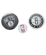 エヌビーエー(NBA)NBA缶バッチ ブルックリン・ネッツ NBA32712