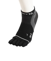 ザムスト（ZAMST）機能ソックスHA-1 5本指メッシュソックス BLK 靴下 黒