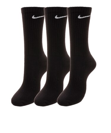 ナイキ(NIKE)エブリデイ クッション クルーソックス 3足組 SX7664-010HO19