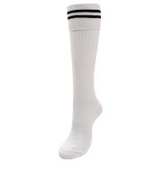 サッカー ソックス ドライプラス ライン ストッキング 750GM9OK002-WHT-J 白 靴下 速乾