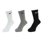 ナイキ(NIKE)エブリデイ クッションド クルー ソックス 3足組 SX7664-964