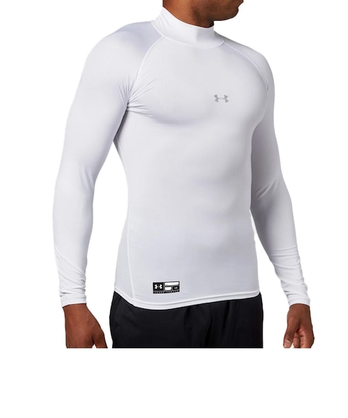 アンダーアーマー（UNDER ARMOUR）アンダーシャツ ヒートギアアーマー コンプレッション ロングスリーブ モック 1358645 100 速乾