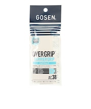 ゴーセン(GOSEN)テニスグリップテープ バリアグリップ 1本入り ホワイト AC38W