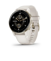 ガーミン（GARMIN）スマートウォッチ 時計 ヴェニュー2 プラス Venu 2 Plus White / Cream Gold 010-02496-42