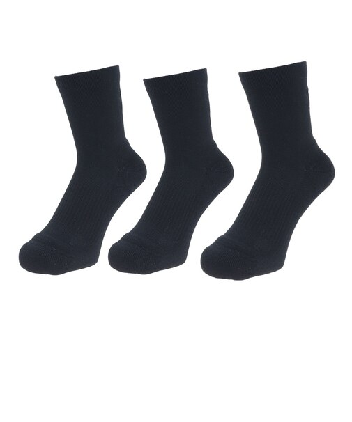 アンダーアーマー（UNDER ARMOUR）バスケットボールソックス クオーターソックス 3足組 1371936 001