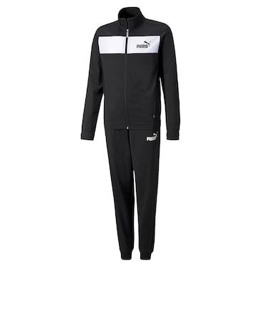 プーマ（PUMA）ジャージ 上下セット ジュニア ポリ ブラック セットアップ スーツ 黒 ブラック 846563 01 BLK