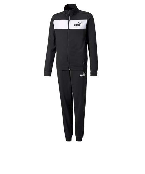 プーマ（PUMA）ジャージ 上下セット ジュニア ポリ ブラック セットアップ スーツ 黒 ブラック 846563 01 BLK