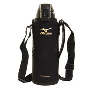 ミズノ(MIZUNO)水筒 クールボトル 黒 1L SD-FX10-BA 保冷専用 抗菌 ボトル マイボトル ステンレスボトル