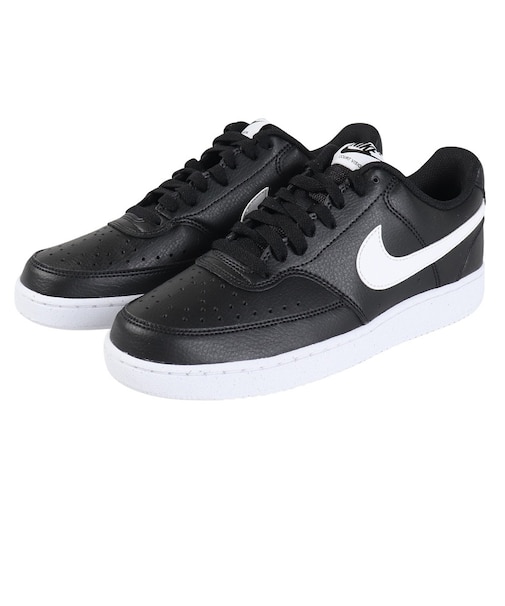 ナイキ(NIKE)スニーカー スポーツシューズ コート ビジョン ロー ネクスト ネイチャー DH2987-001 カジュアル ブラック ホワイト
