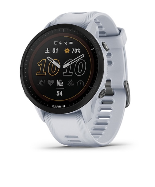 ガーミン（GARMIN）スマートウォッチ 時計 GPS フォアランナー955 FORERUNNER955 Dual Power White 010-02638…