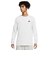 ナイキ（NIKE）長袖 スポーツウェア ロングスリーブ Tシャツ AR5194-100 ホワイト ロンT 白