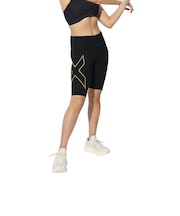 ツー・タイムズ・ユー（2XU）MCS ライトスピード ミッドライズ コンプレッション ショートタイツ WA6593B-BLK/GRF