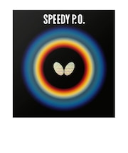 バタフライ(Butterfly)卓球ラバー スピーディー P.O. 赤 00260-006
